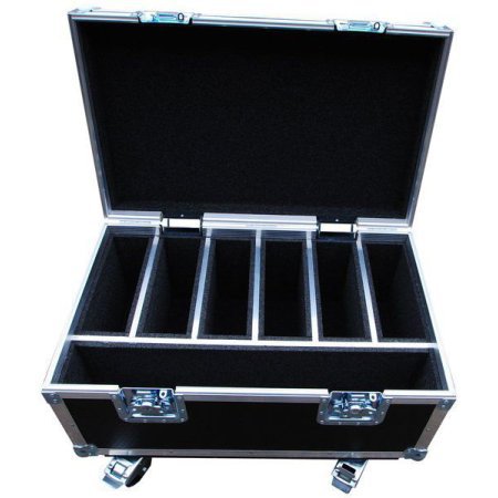 6 Way Slim Par Can Flight Case